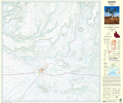 Department of Resources Hughenden (7756) digital map