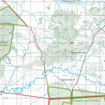 Department of Resources Jandowae (9144) digital map