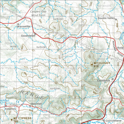 Department of Resources Jandowae (9144) digital map