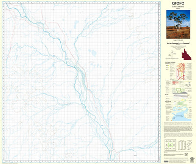 Department of Resources Lake Katherine (6653) digital map