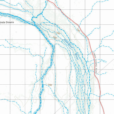 Department of Resources Lake Katherine (6653) digital map