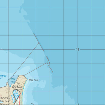 Department of Resources Mackay (8755) digital map