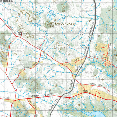 Department of Resources Mackay (8755) digital map