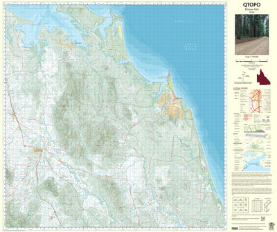 Department of Resources Miriam Vale (9249) digital map