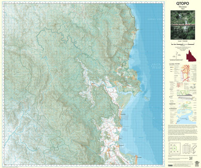 Department of Resources Mossman (7965) digital map