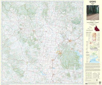 Department of Resources Murgon (9245) digital map