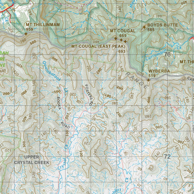 Department of Resources Murwillumbah (9541) digital map