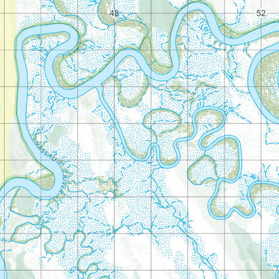 Department of Resources Nassau River (7166) digital map