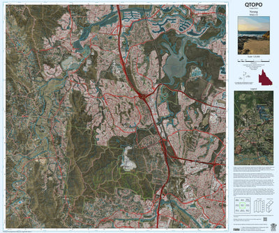 Department of Resources Nerang (9542-23i) digital map