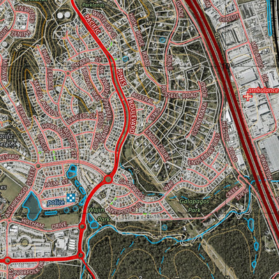 Department of Resources Nerang (9542-23i) digital map