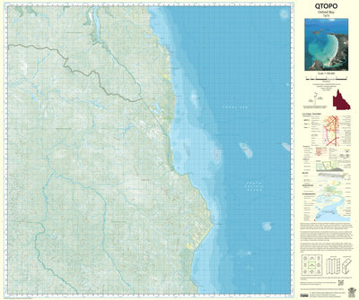 Department of Resources Orford Bay (7475) digital map