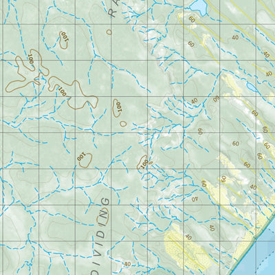 Department of Resources Orford Bay (7475) digital map