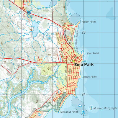 Department of Resources Rockhampton (9051) digital map