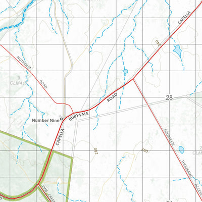 Department of Resources Rubyvale (8451) digital map