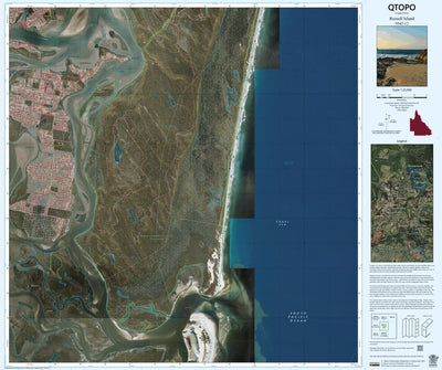 Department of Resources Russell Island (9542-12i) digital map