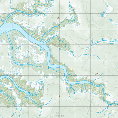 Department of Resources Skardon River (7374) digital map