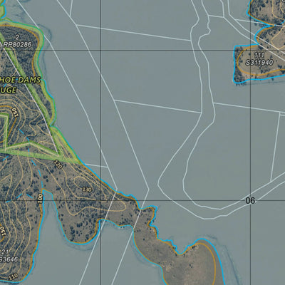 Department of Resources Somerset Dam (9443-44i) digital map