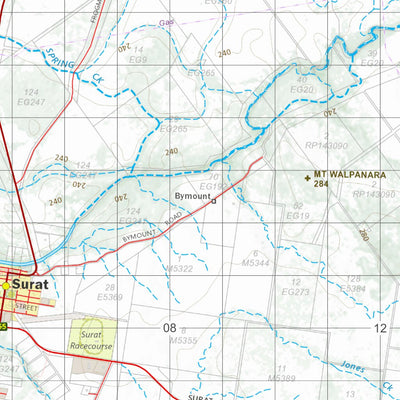Department of Resources Surat (8743) digital map
