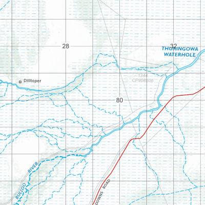 Department of Resources Thuringowa (7541) digital map