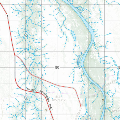 Department of Resources Wernadinga (6861) digital map