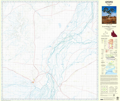 Department of Resources Windorah (7447) digital map