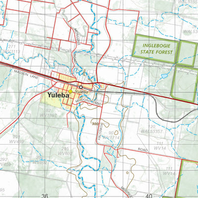 Department of Resources Yuleba (8744) digital map