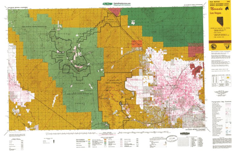 Las Vegas Map, Nevada - GIS Geography