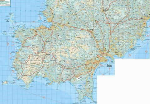 Discovery Walking Guides Ltd Ibiza Tour & Trail Map South West map sheet bundle exclusive