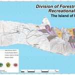 Division of Forestry and Wildlife Moloka‘i Island Recreation Map digital map