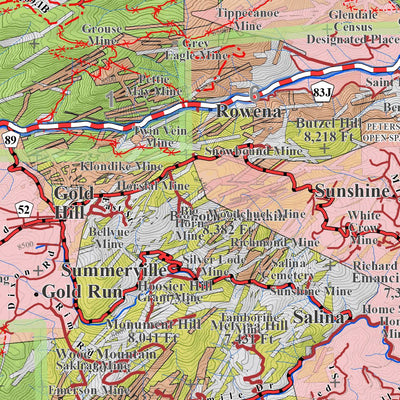 DIY Hunting Maps Colorado GMU 38 Topographic Hunting Map digital map