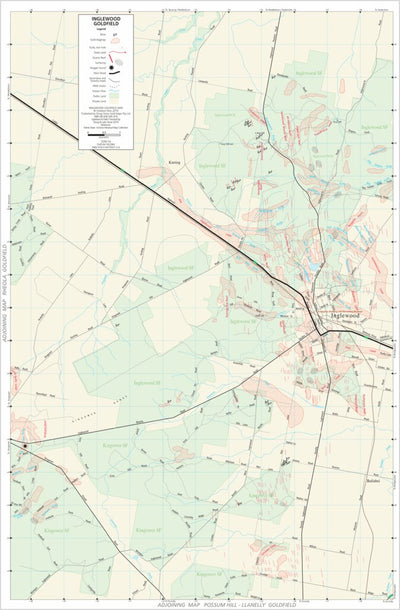 Doug Stone GOLD MAPS Inglewood Goldfield digital map