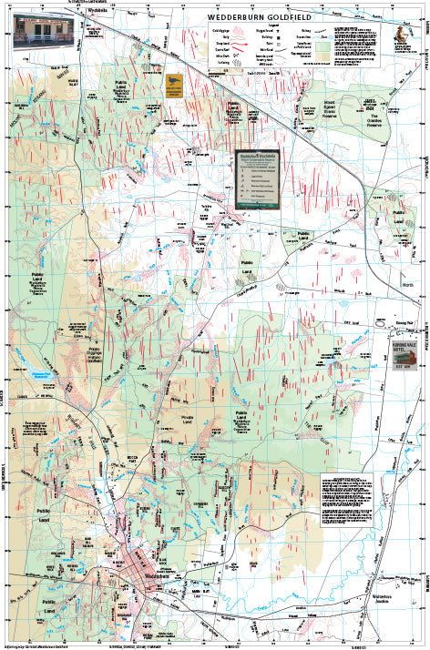 Doug Stone GOLD MAPS Wedderburn Goldfield digital map