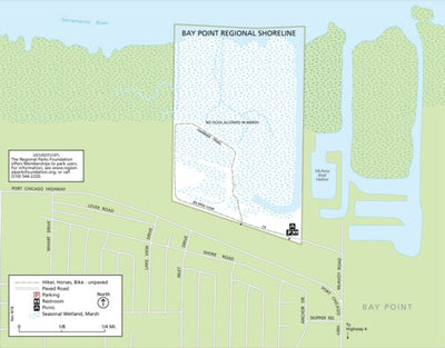 Bay Point Ridge Security Chart Bay Point Regional Shoreline Map by EBRPD | Avenza Maps