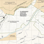 EBRPD Claremont Canyon Regional Preserve digital map