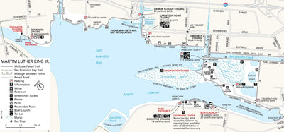 EBRPD Martin Luther King Jr. Regional Shoreline digital map