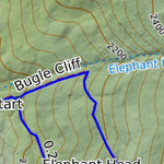 Effortless Adventure LLC Elephant Head and Bugle Cliff digital map