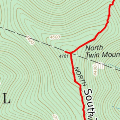 Effortless Adventure LLC North & South Twin digital map