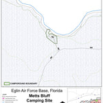 Eglin Air Force Base Eglin AFB Camping - Metts Bluff digital map