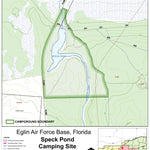 Eglin Air Force Base Eglin AFB Camping - Speck Pond digital map
