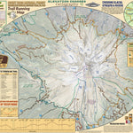Elevation Changes Cartographic LLC Timberline Trail Mt. Hood - Trail Running Map digital map
