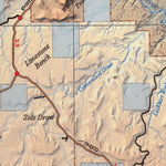 Emery County Travel, UT Obsolete- Motorized Trails Guide - Side A, Emery County digital map