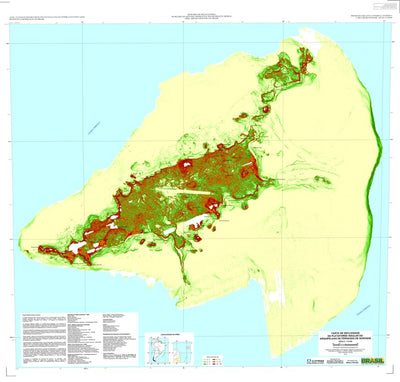 ENGESAT Fernando de Noronha - Brazil, Declivity Map digital map