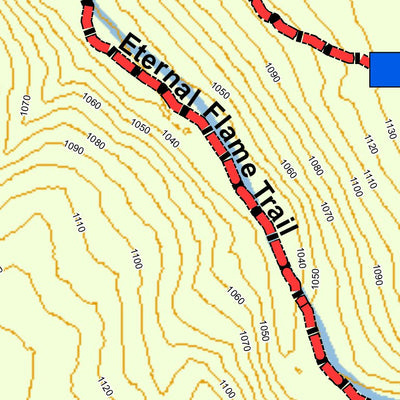 Erie County Eternal Flame Trail Map digital map