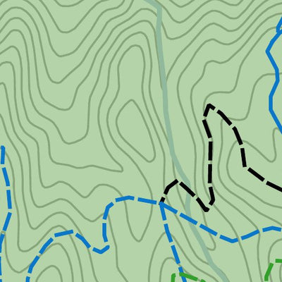 Eyes Up Adventure Co. Bond Brook Trail Map digital map