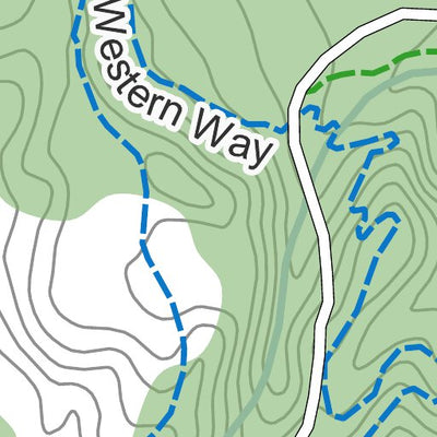 Eyes Up Adventure Co. Bond Brook Trail Map digital map