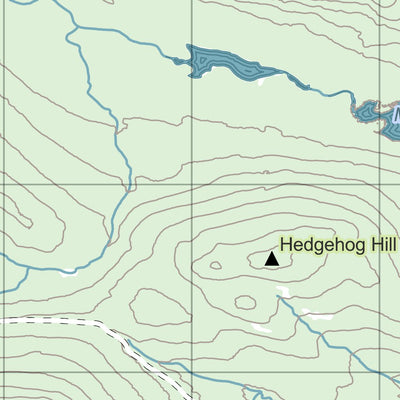 Eyes Up Adventure Co. Maine AT Trail Map #9: Moxie Pond digital map