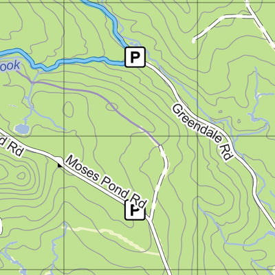 Eyes Up Adventure Co. The Catamount Trail Section 3: Peru Peak Wilderness digital map