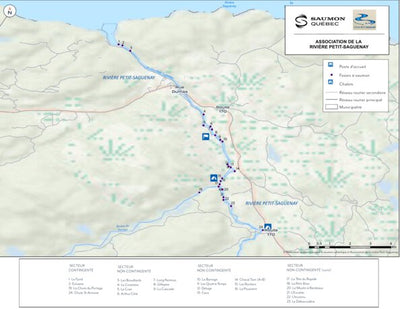 Fédération québécoise pour le saumon atlantique Rivière Petit-Saguenay SaumonQC digital map
