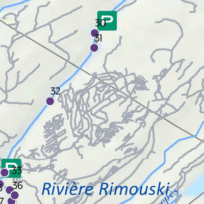 Fédération québécoise pour le saumon atlantique Rivière Rimouski SaumonQC digital map