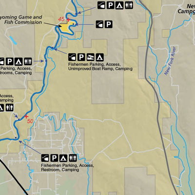 Fly Fishing Outfitters Green River Wyoming - FFO digital map